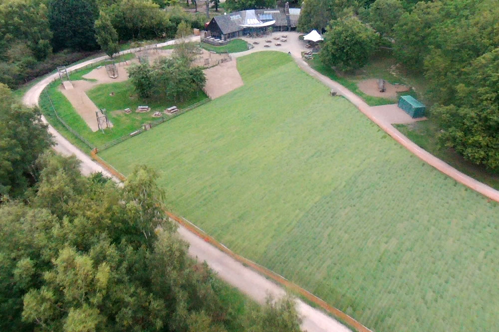 Tractor in Abergavenny, Monmouthshire for groundworks and landscaping