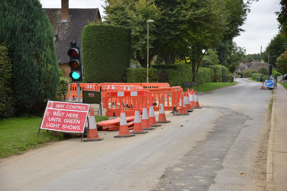 Streetworks for rural property development  in South Wales